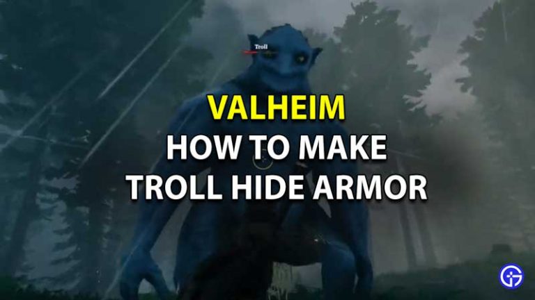 Valheim Troll Hide Armor How To Craft The Troll Set