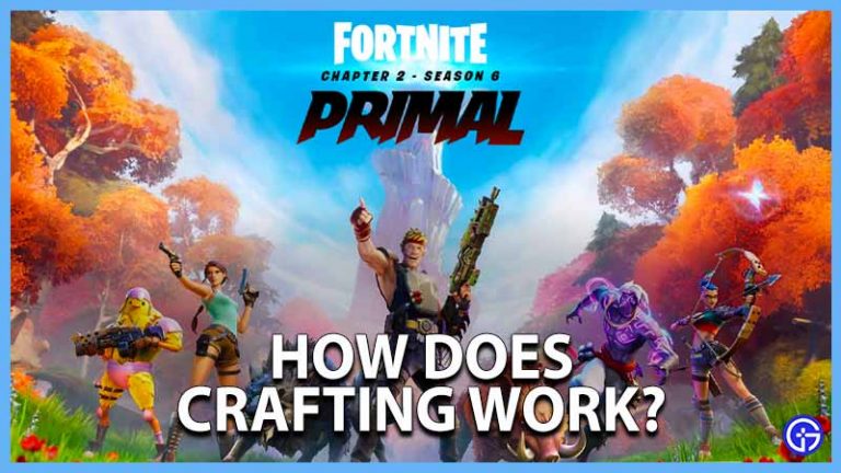 Fortnite Chapter 2 Season 6 How To Craft In Fortnite