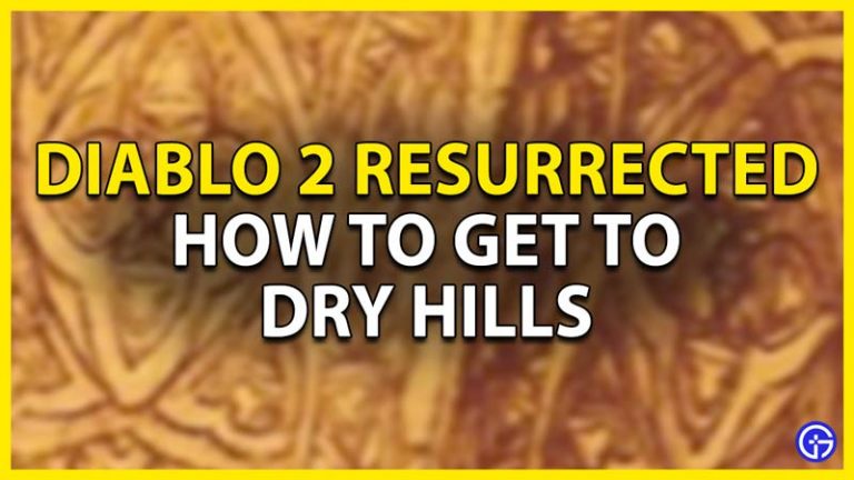 Diablo 2 Resurrected How To Get To Dry Hills Get The Horadric Cube