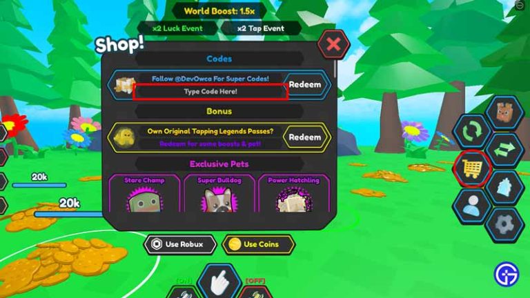 Roblox Tapping Legends X Codes April 2023 Gamer Tweak