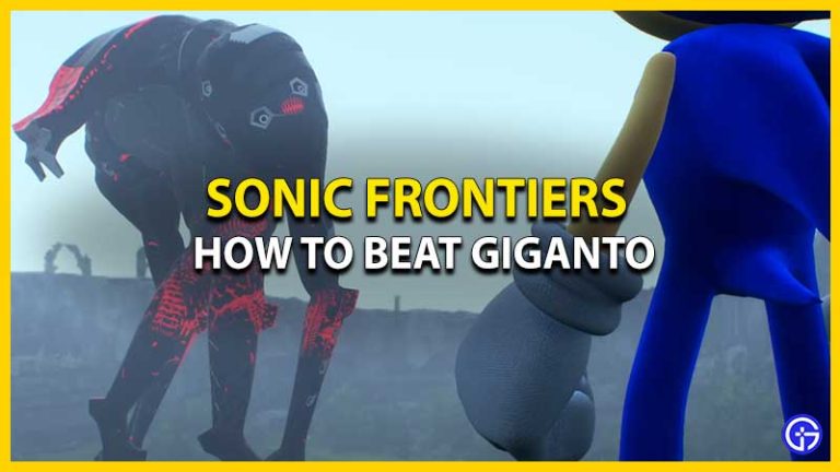 How To Defeat Giganto Boss In Sonic Frontiers Gamer Tweak