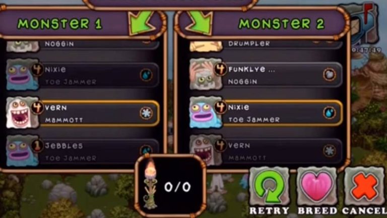 My Singing Monsters How To Make Maw Breeding Guide