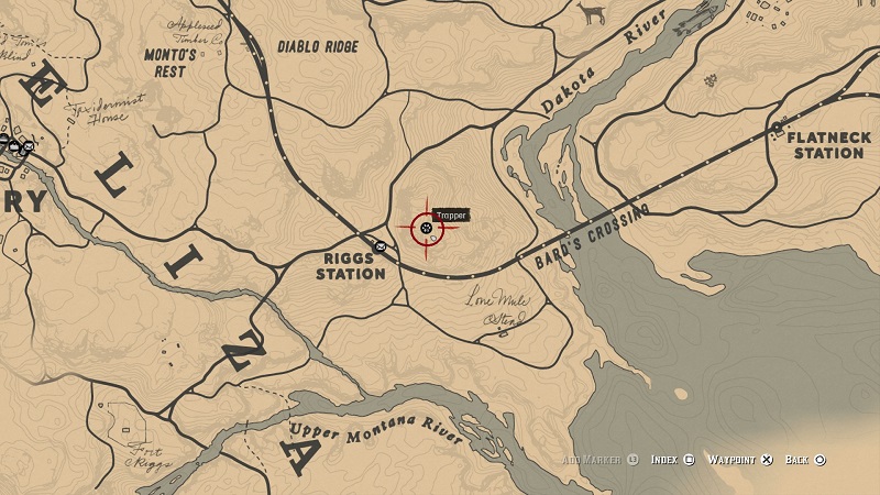 lys pære legering Landbrug All 5 Trapper Locations Red Dead Redemption 2 Map Guide