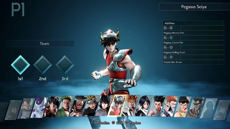 jump force characters dbz naruto death note