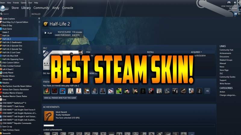 best steam skins