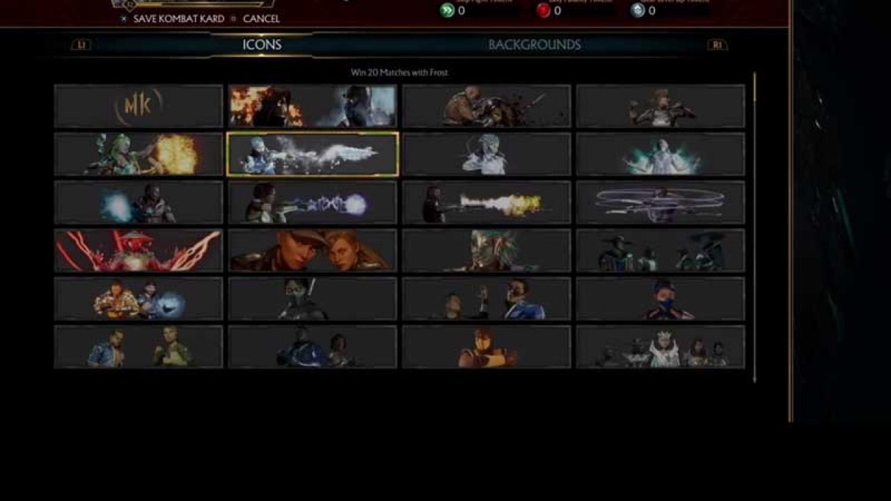 How To Customize Kombat Kards In Mortal Kombat 11 Gamer Tweak - roblox naruto game icon