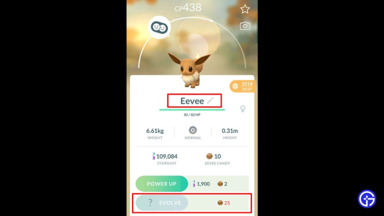 Pokemon Go How To Get All Eeveelutions Name Trick Gamer Tweak