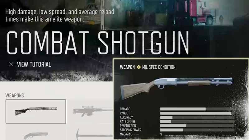 Days Gone Weapon List - Shotgun
