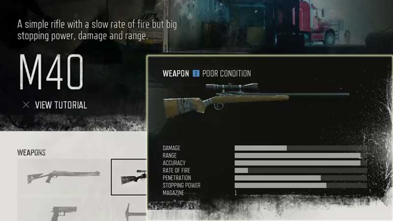 Days Gone Weapon List - Sniper