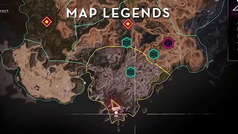 Legends or Map icons on Rage 2