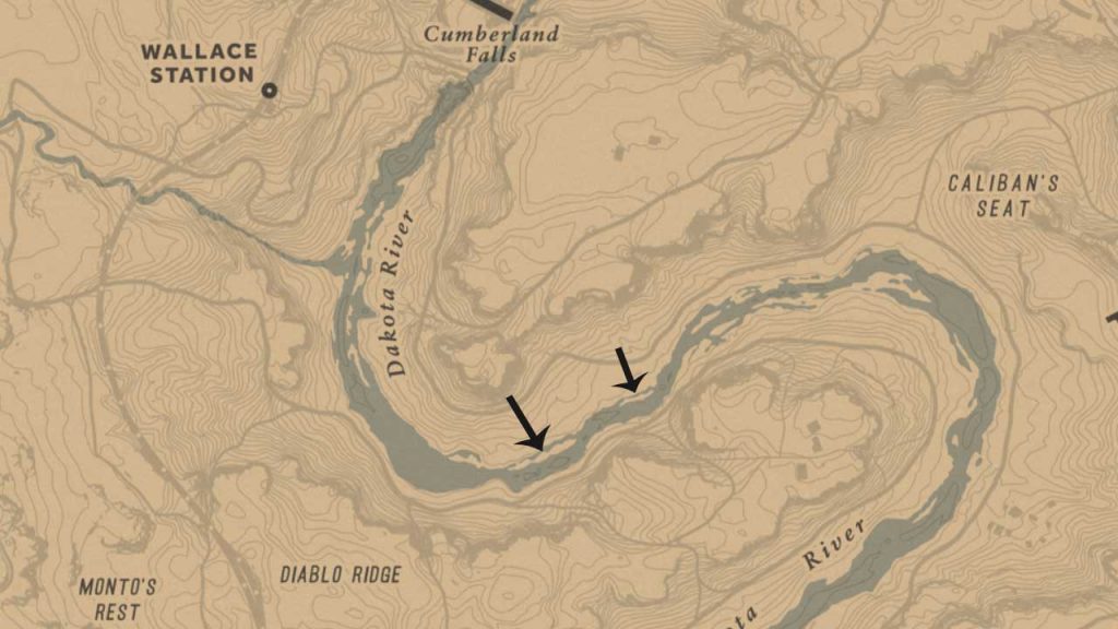 Sockeye Salmon Fishing Location In Red Dead Redemption RDR2 Online   Rdr2 Online Sockeye Salmon Location 3 1024x576 