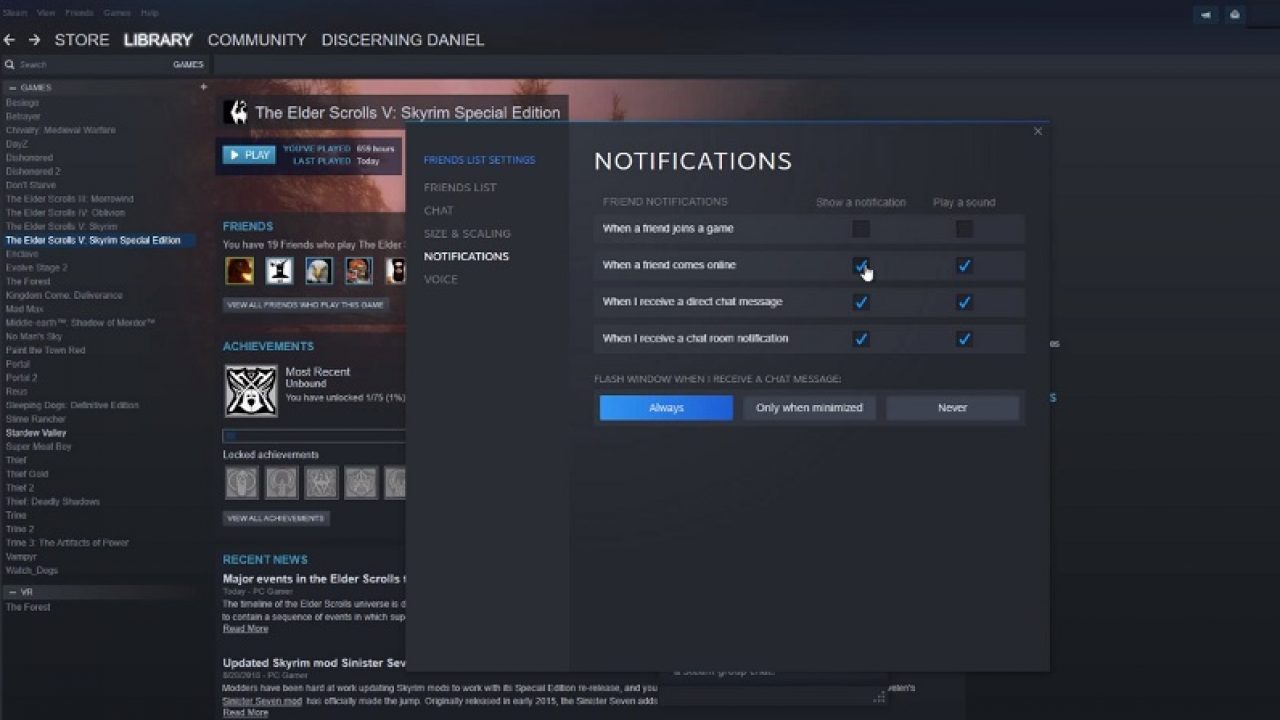 How To Turn Off Steam Notifications In 2021 Tutorial Gamer Tweak - disable in game chat roblox xbox