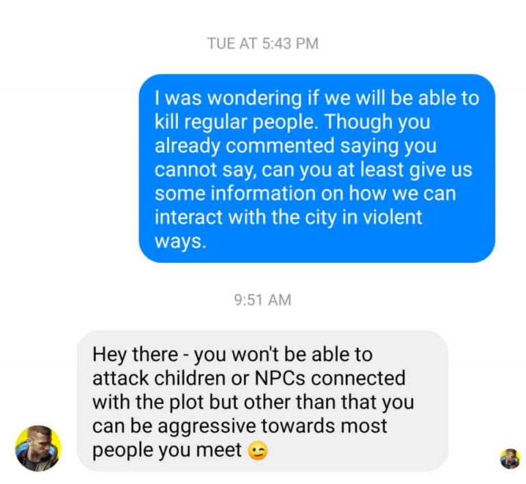 Cyberpunk 2077 Will Not Let You Kill Children Or NPC Connected To The Story   Cyberpunk 2077 Killing Npc 768x707 