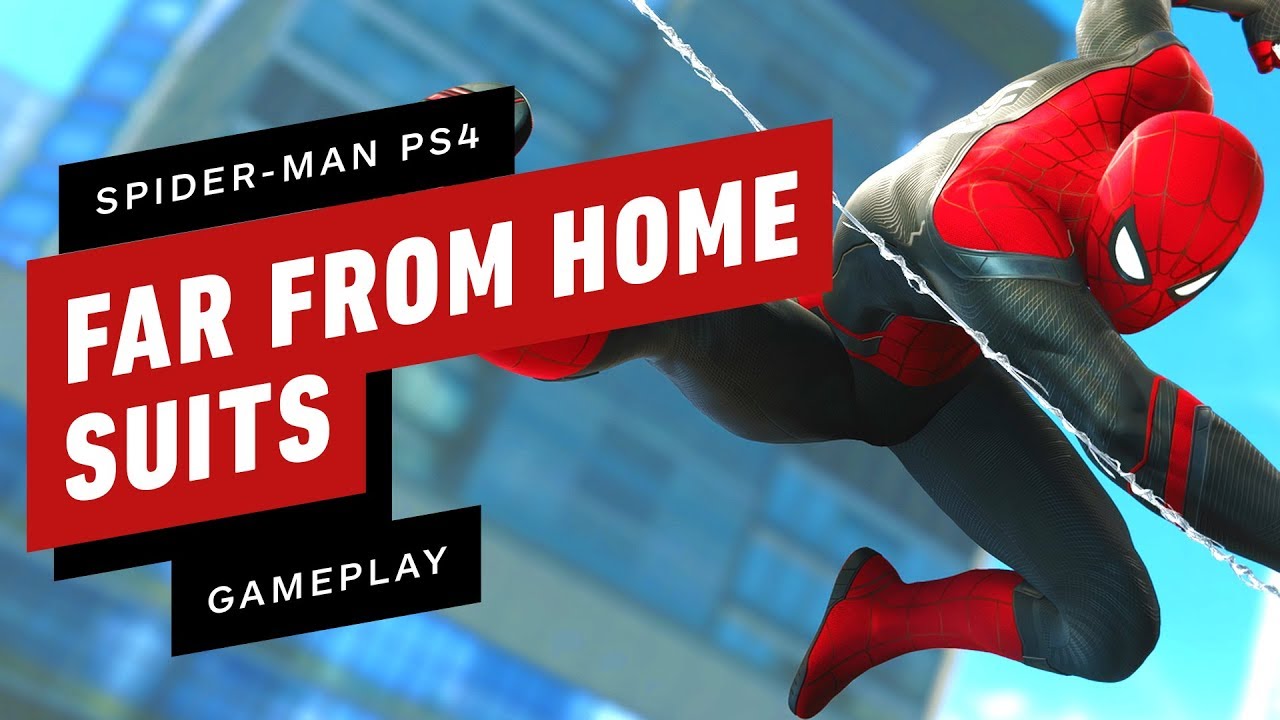 Spiderman Far From Home Suits Make Their Way To Marvel's Spider-Man PS4