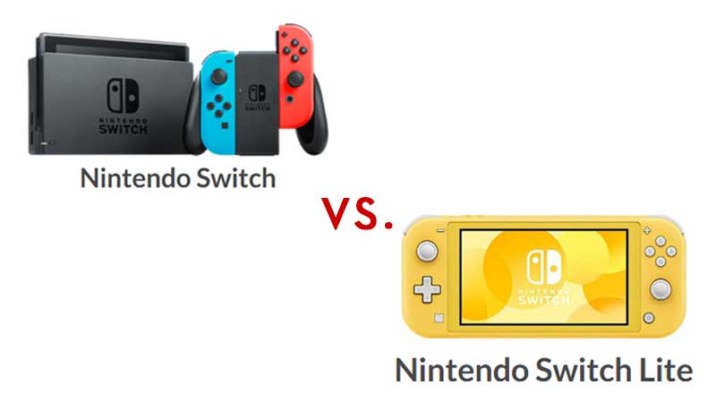 Nintendo Switch vs. Nintendo Switch Lite