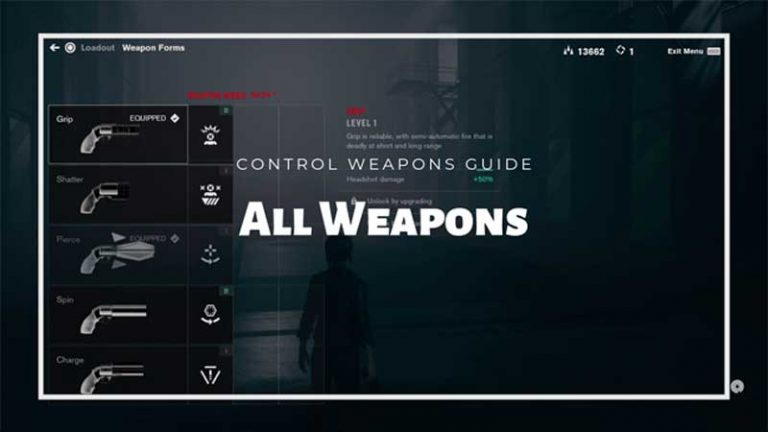 Control Weapons Guide