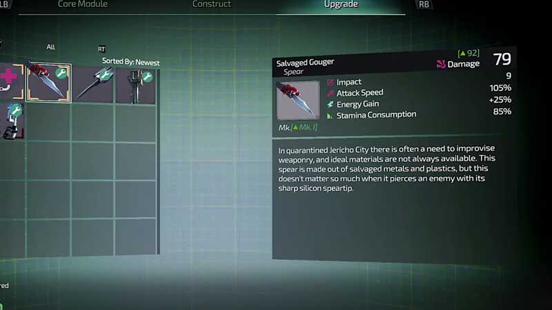 The Surge 2 Upgrade Weapon Tips