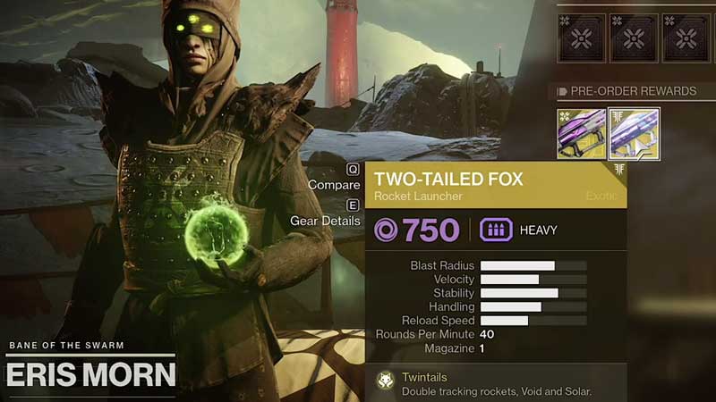 Destiny 2 Shadowkeep Unlock Two-Tailed