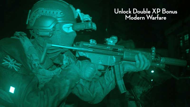 COD Modern Warfare Double XP Bonus