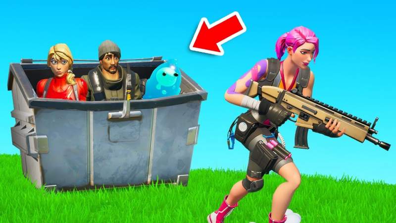 haystacks and dumpsters in fortnite chapter 2