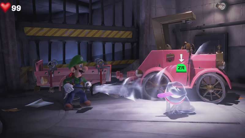 Luigi's Mansion Unlock Vacuum