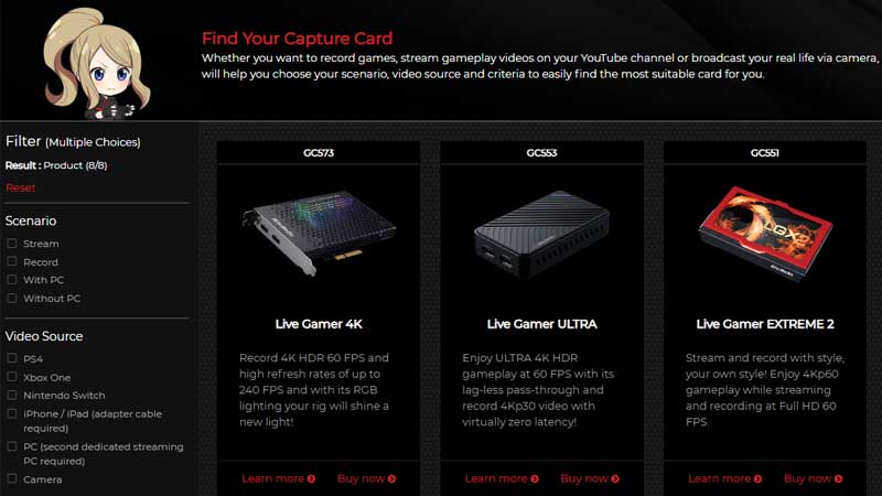Avermedia Find Your Card
