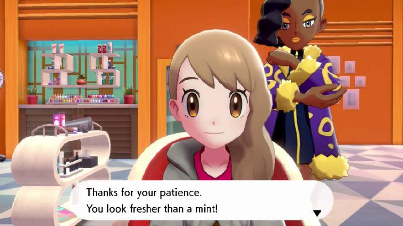 Change Hairstyle Customize Appearance In Pokemon Sword And