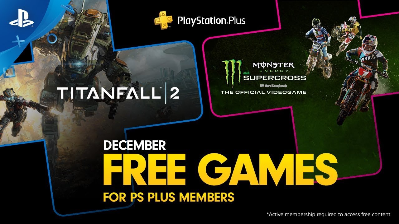 PlayStation Plus Offer Titan Fall 2 And Monster Energy Supercross For Free This December