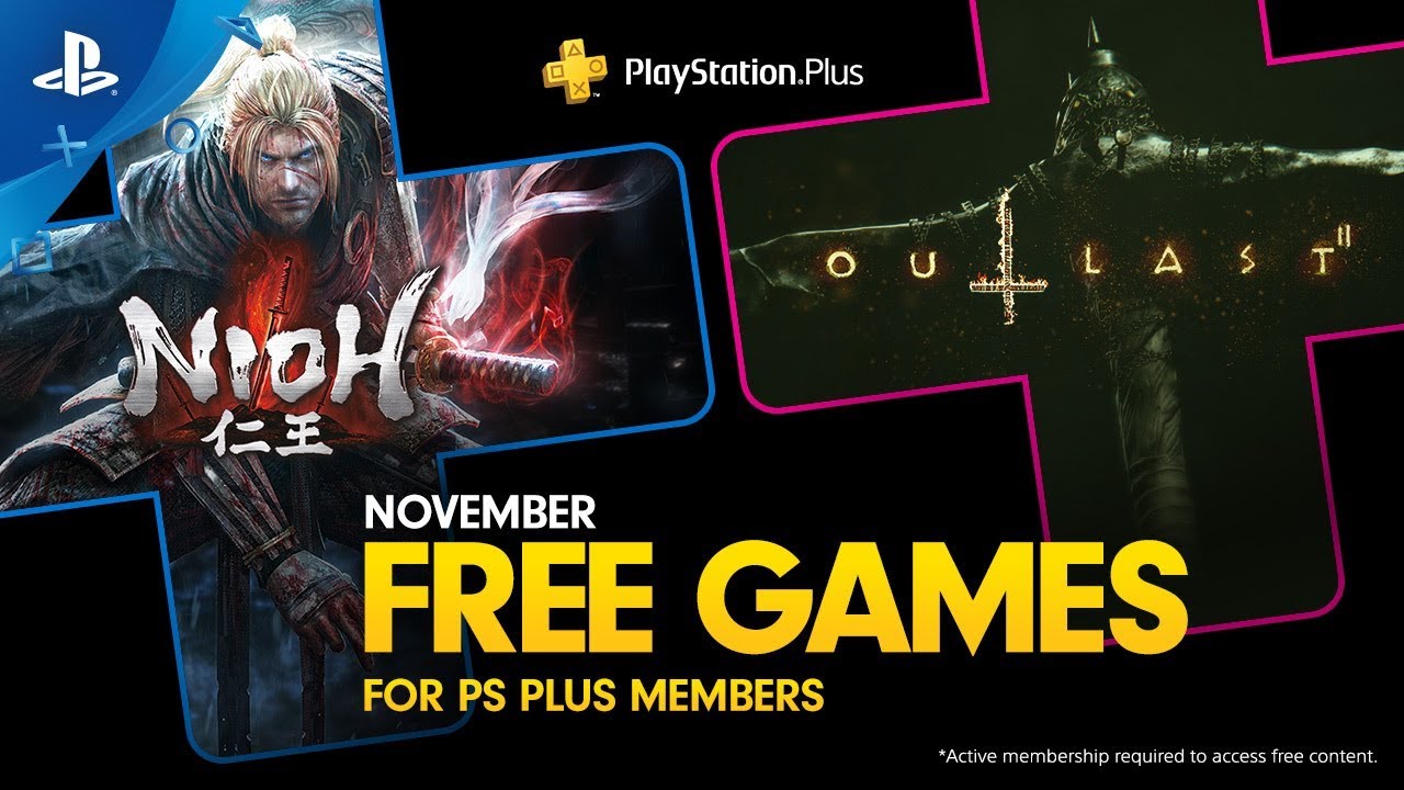 PS Plus free games Nov 2019