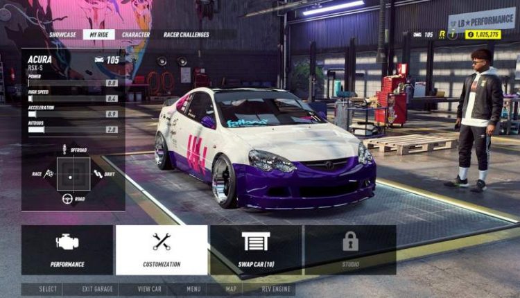 how to change car in nfs heat ps4