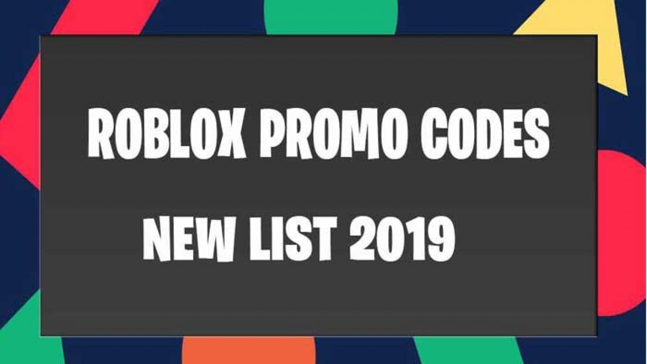 2019 Real Promo Codes For Roblox