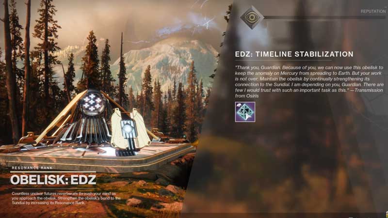Destiny 2 Fix EDZ Obelisk Bug