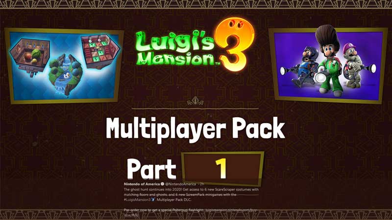 Luigis Mansion 3 Multiplayer DLC