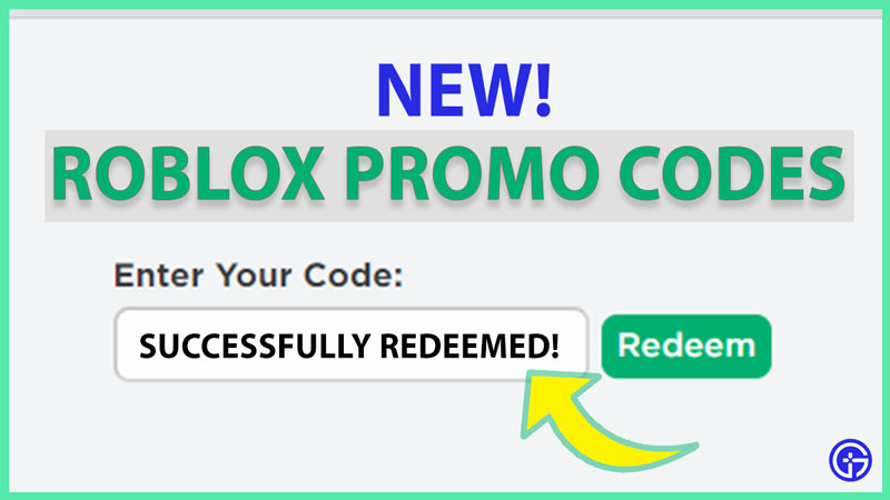 Roblox. com/promocode
