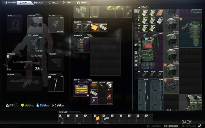 how to get gamma container in escape from tarkov