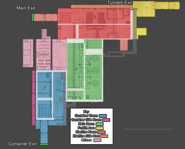 Escape from Tarkov Factory Map Extraction Points | Tarkov Factory Map