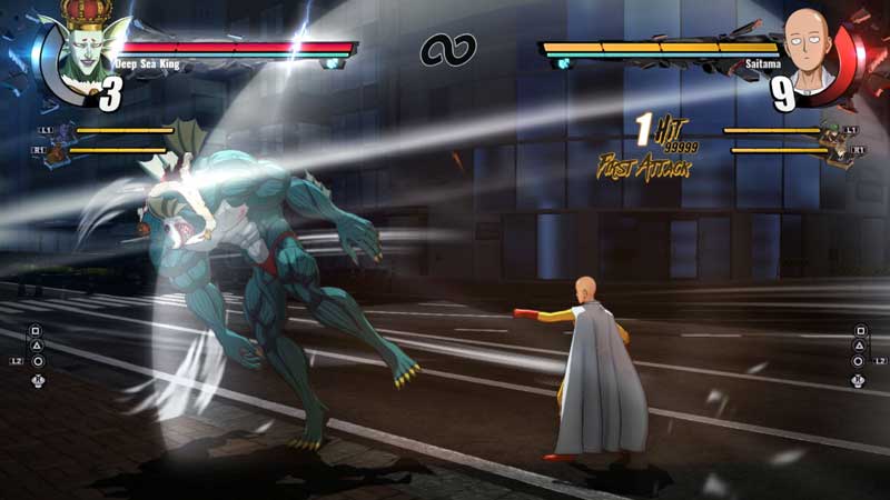 One Punch Man Combo Controls