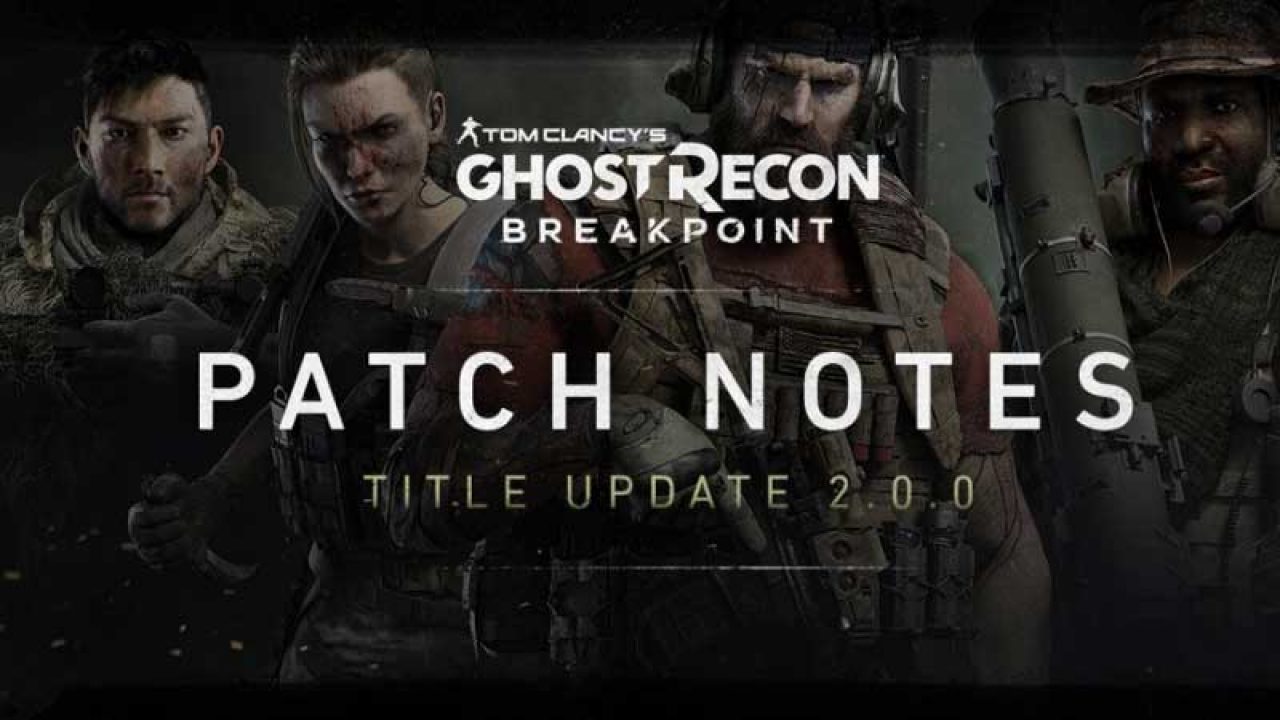 Ghost Recon Breakpoint Update 2 0 0 Full Patch Logs Gamer Tweak - ghost recal combat bottoms roblox