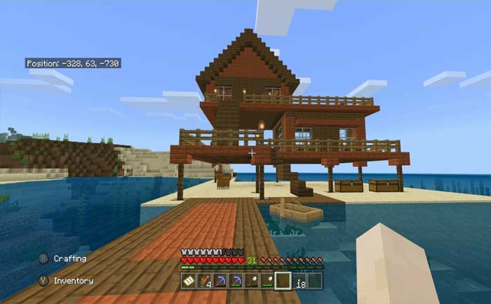 Minecraft Beach house