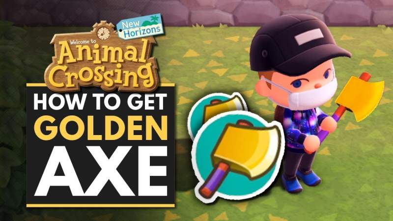 The Golden Axe in Animal Crossing New Horizons