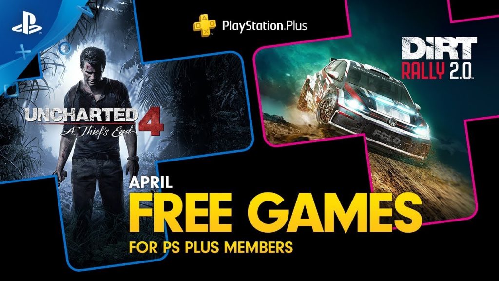 PlayStation Plus Free Games Are Uncharted 4 and Dirt Rally 2.0 For April 2020