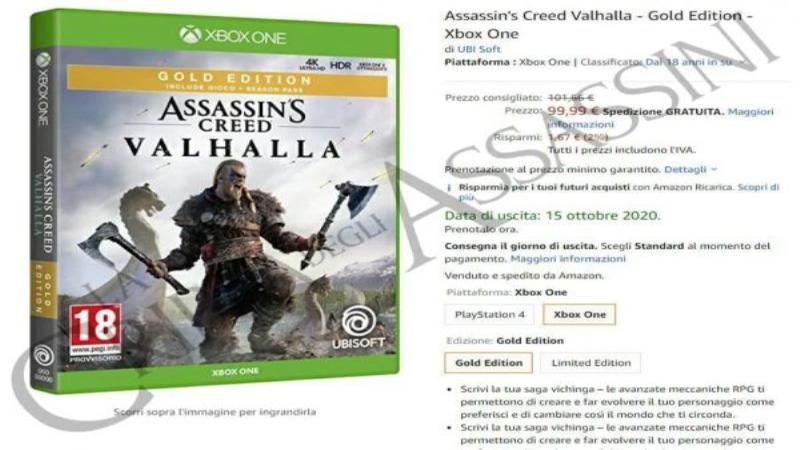 Assassin's Creed Valhalla Release Date