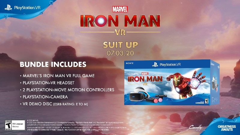 Marvel’s Iron Man VR PSVR Bundle and Demo