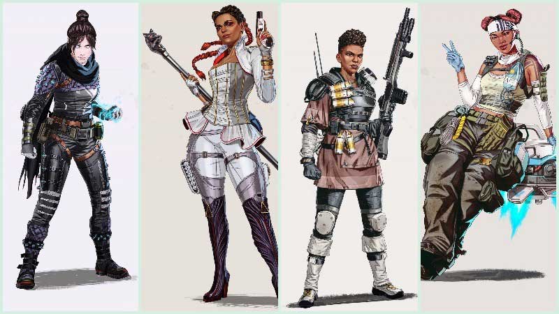 Here is an Apex Legends Character guide, there rank and details about abili...
