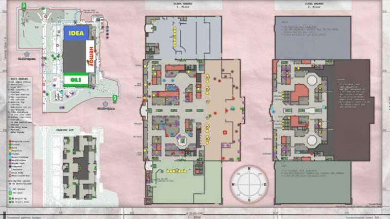 Escape From Tarkov 2023 Interchange Map Guide - Extraction Points, Keys ...