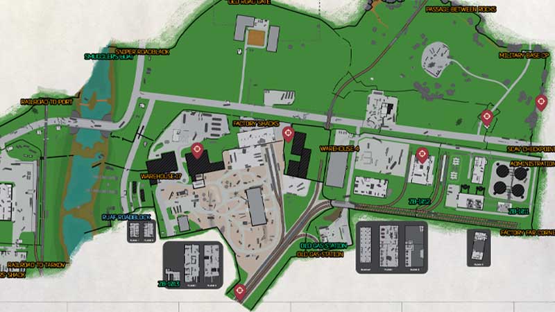 Escape From Tarkov 21 Customs Map Guide Extraction Points Keys Boss Locations