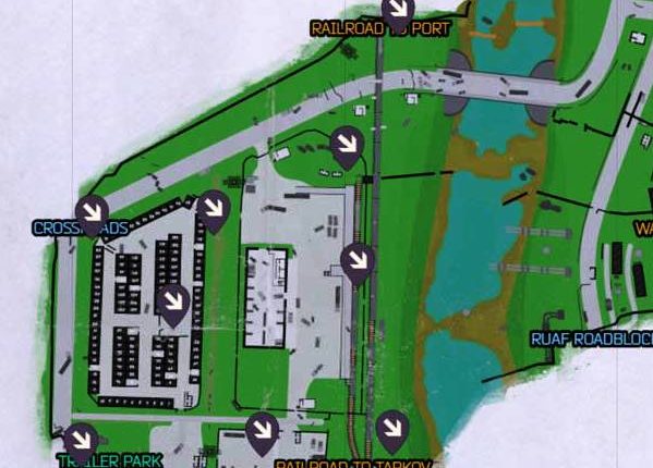 Escape from Tarkov Custom Map Spawn Location