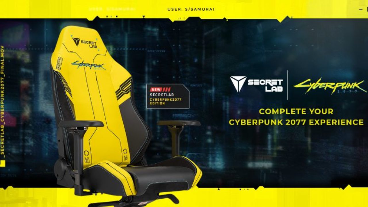 secretlab titan 2020 cyberpunk 2077