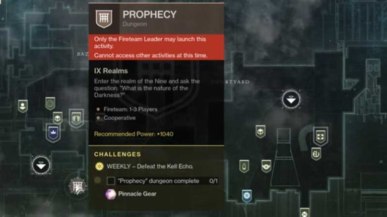 Destiny 2 Prophecy Dungeon Guide - Boss Fights, Missions & Tips