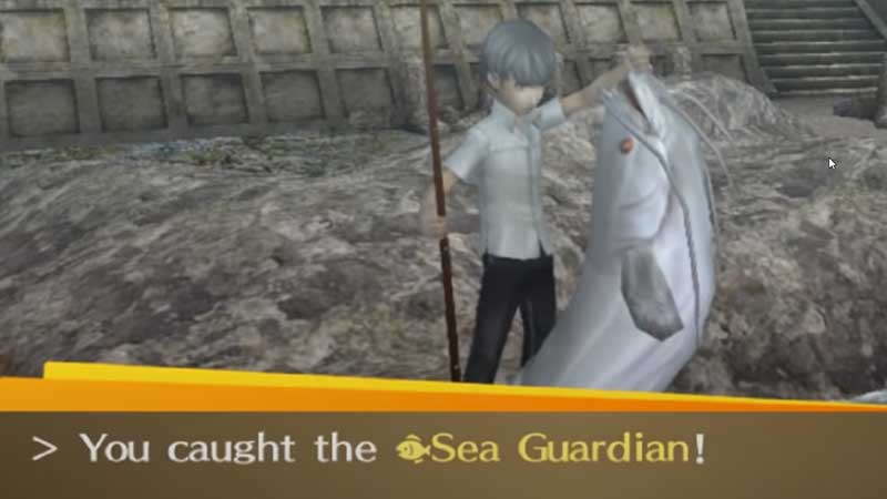 how-to-catch-sea-guardian-persona-4-golden